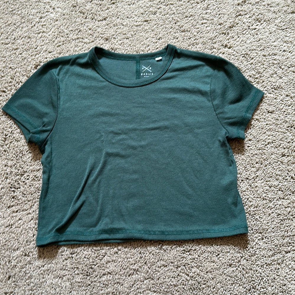 PACSUN green crop top